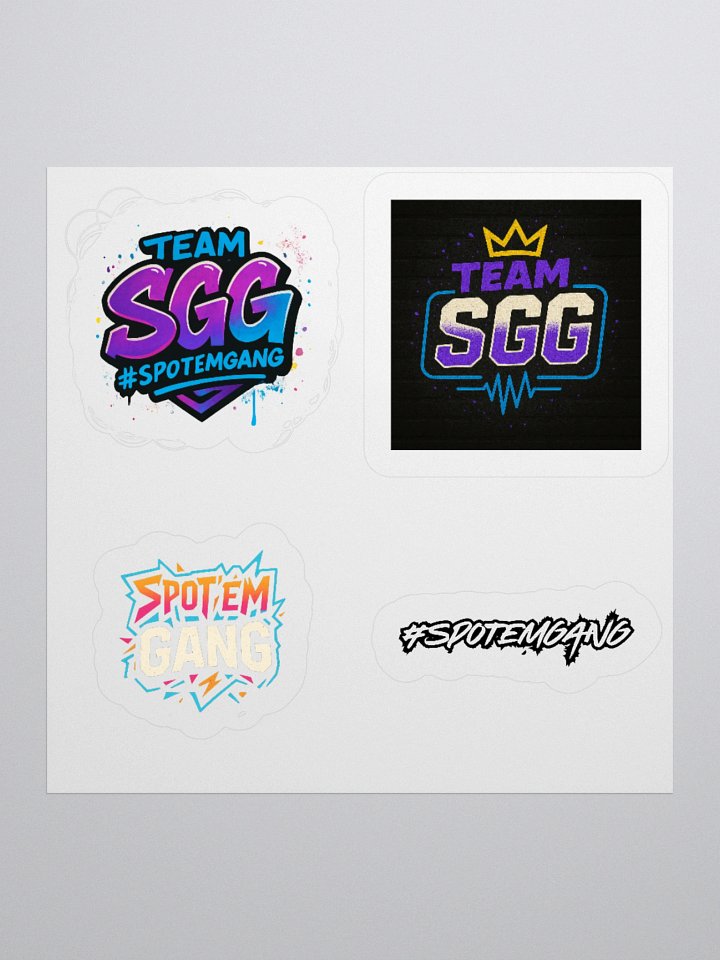 Spot'em Gang Vinyl Kiss Cut Stickers (Set 2) product image (1)