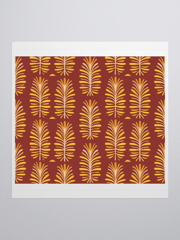 Exclusive Abstract Feather Pattern Sticker | Premium Kiss Cut Vinyl | Perfect for Laptops, Cars & More product image (1)