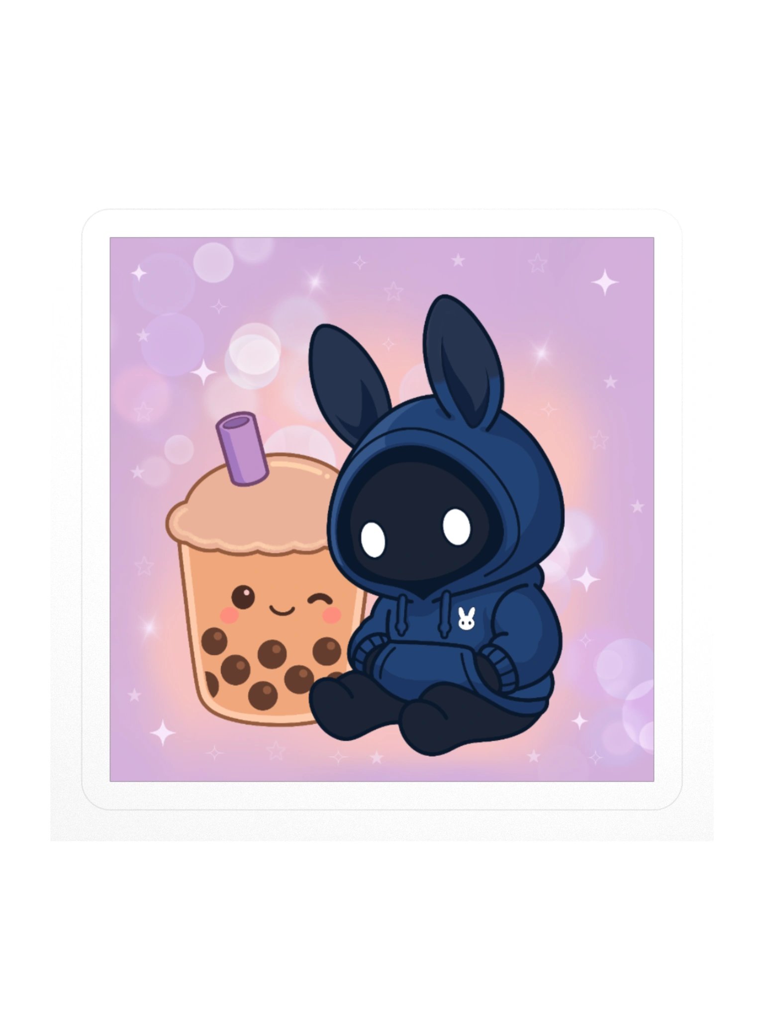 Poochoki Bubble Tea Plushie Sticker product image (1)