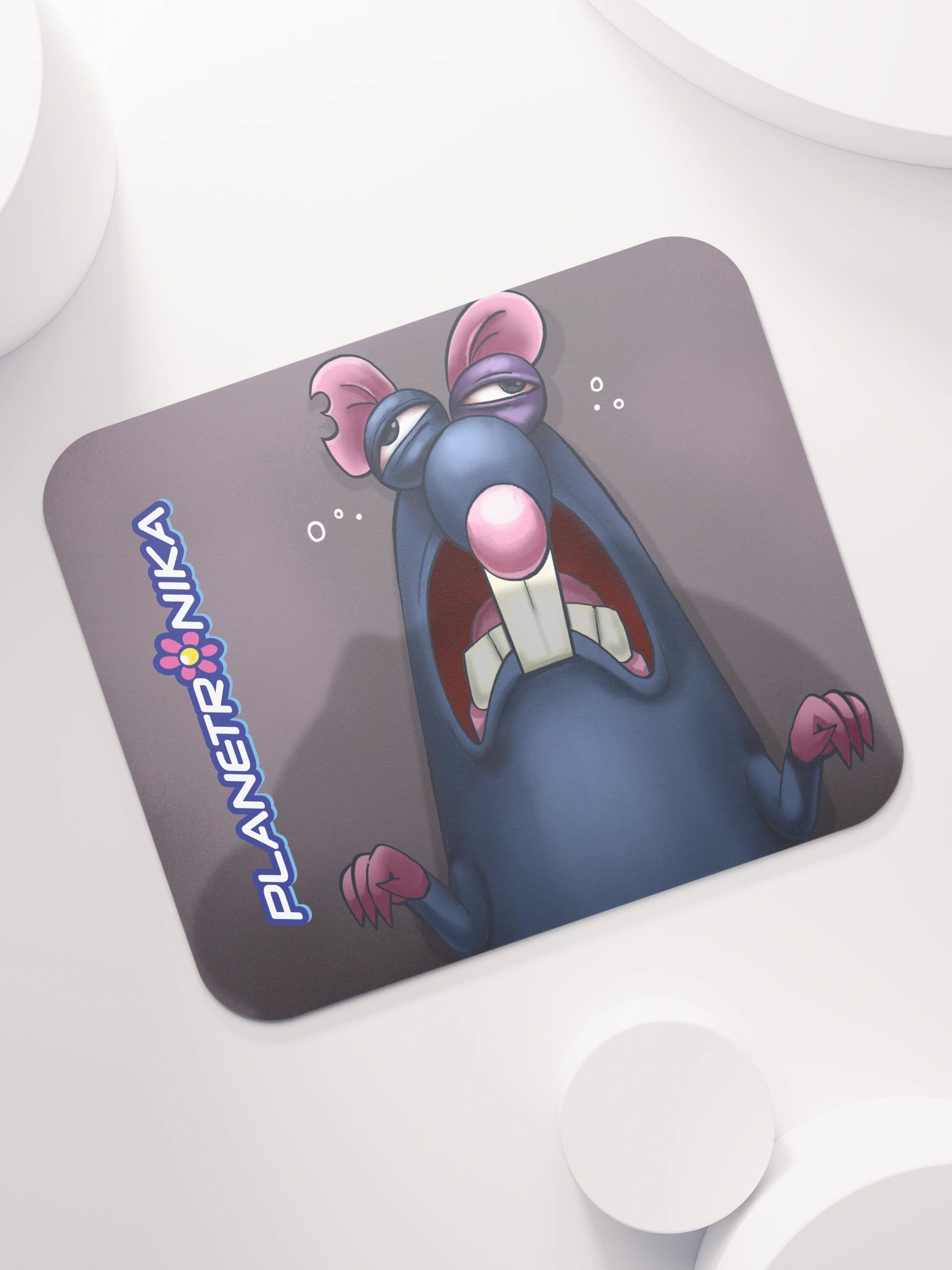 Plantronika Beat-Up Rat Mouse Pad product image (7)