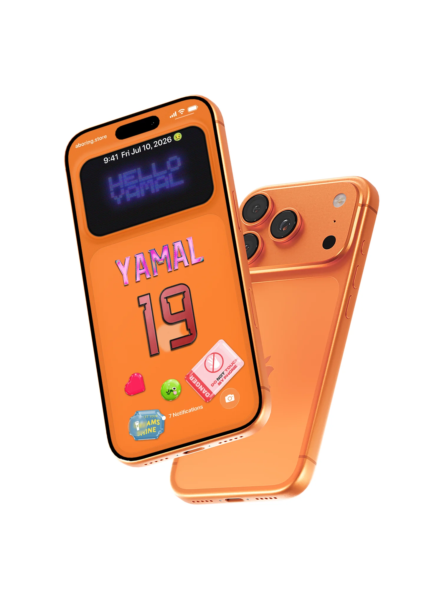 iPhone 17 Cosmic Orange Camera bump wallpaper product image (3)