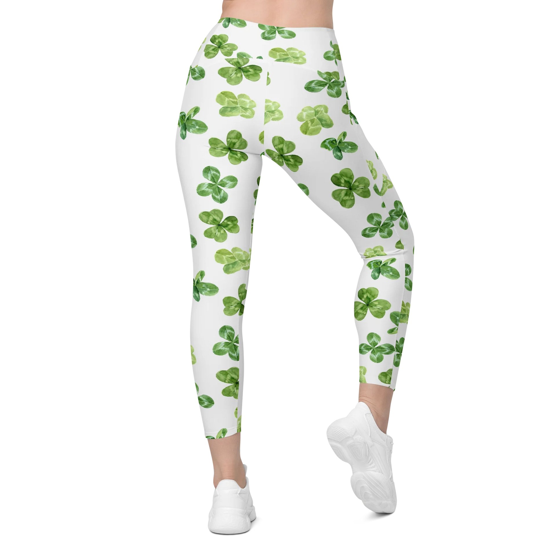 Barry Grady 'Lucky Clover' All-Over Leggings with Pockets product image (2)