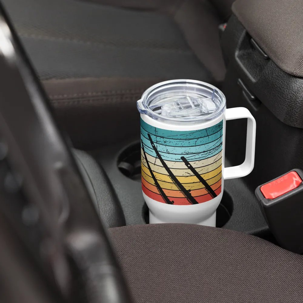 Abstract Flute Stainless Steel Travel Mug - C Flute product image (7)