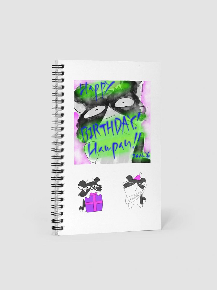 2026 Happy birthday Hampan notebook product image (1)