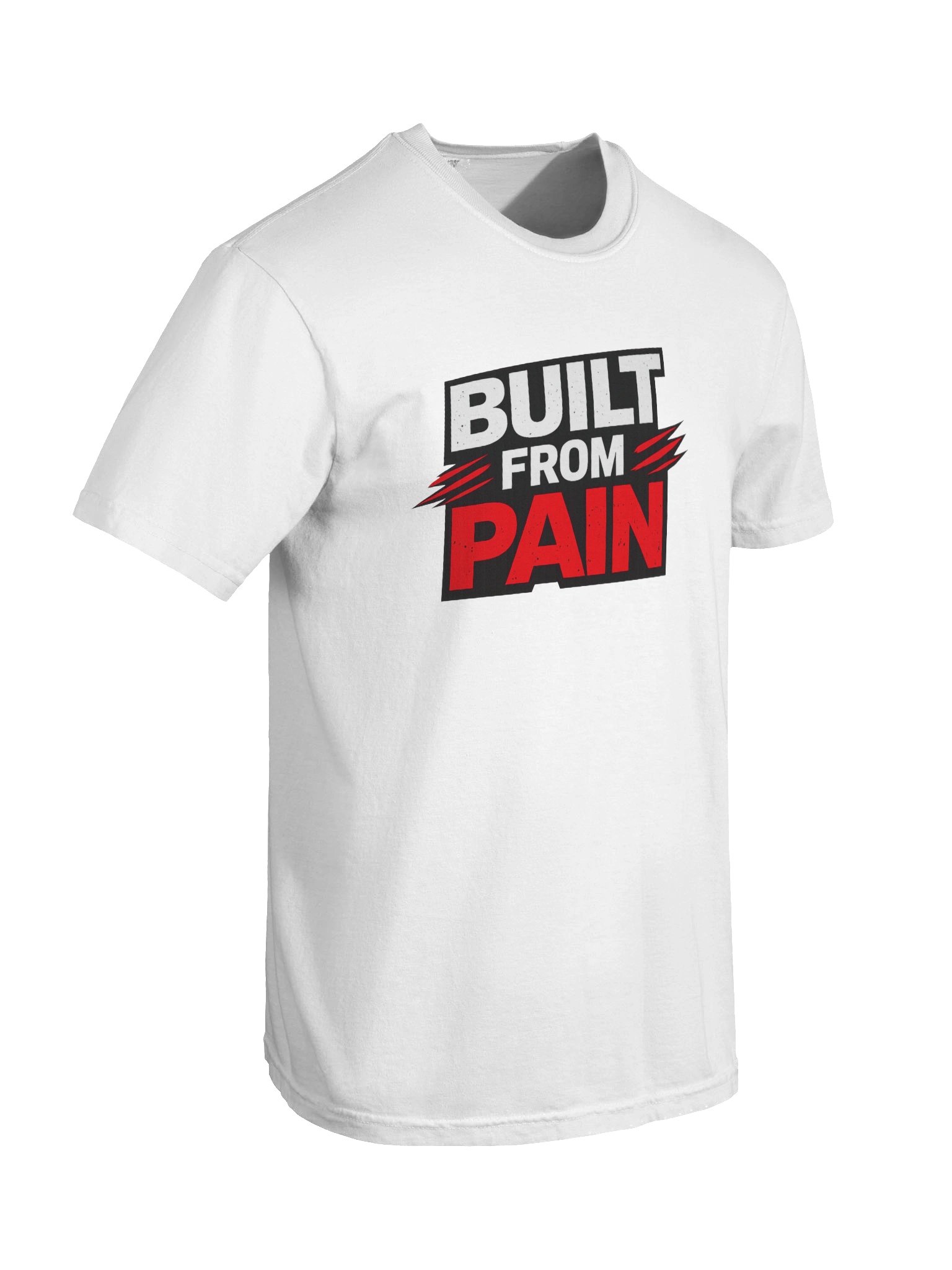 Built From Pain Tee – White Edition product image (6)