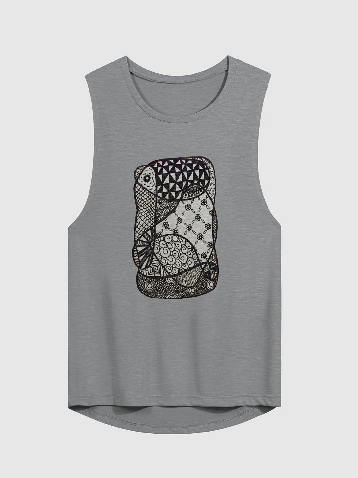 Whimsical Monochrome Flowy Tank product image (2)