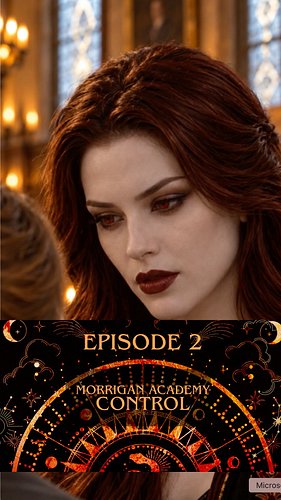 The vampire wants the new girl to know her place.
The new girl has a few thoughts about that. 🖤

Morrigan Academy · Episode 1...
