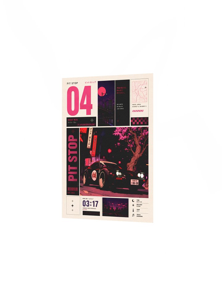 PIT STOP Series Matte Poster no. 04 product image (5)