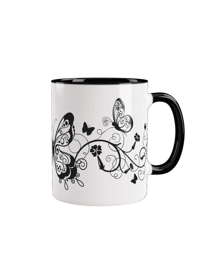Chromatic Butterfly Bliss Ceramic Mug product image (2)