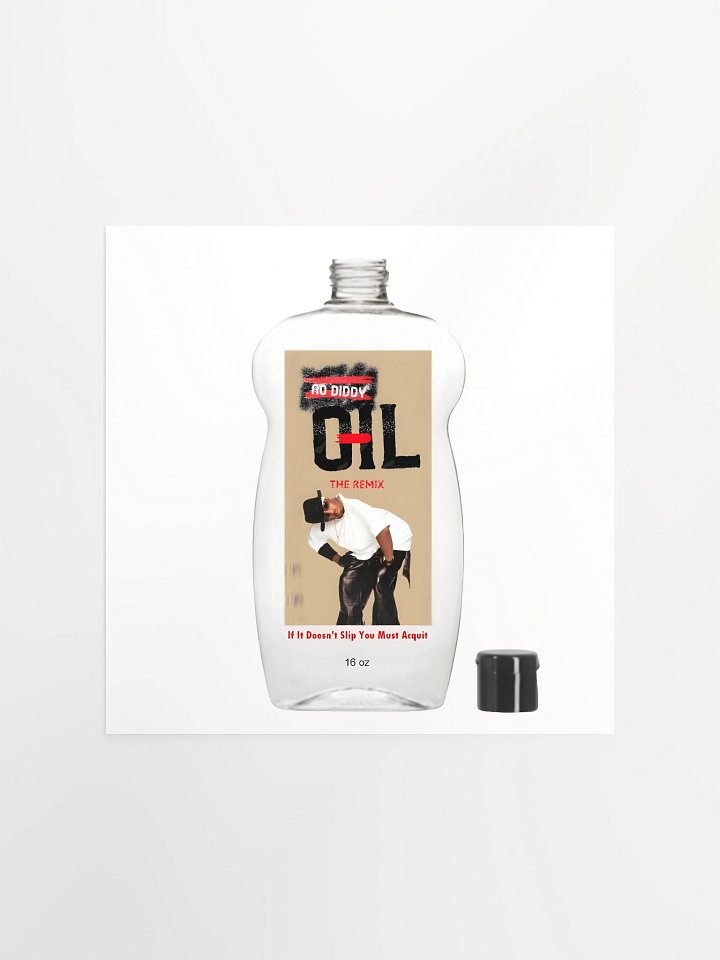 No Diddy Oil Bottle Poster product image (1)