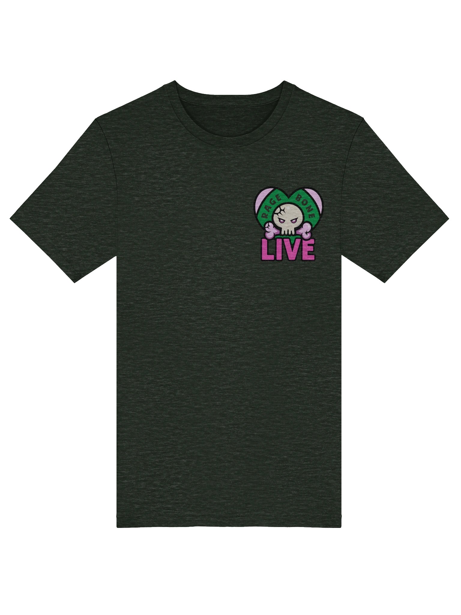 Rage Bone Live Skull T-Shirt product image (45)