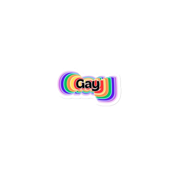 LGBTQIAP2S+ 2025, Rainbow Gay, Magnet product image (1)