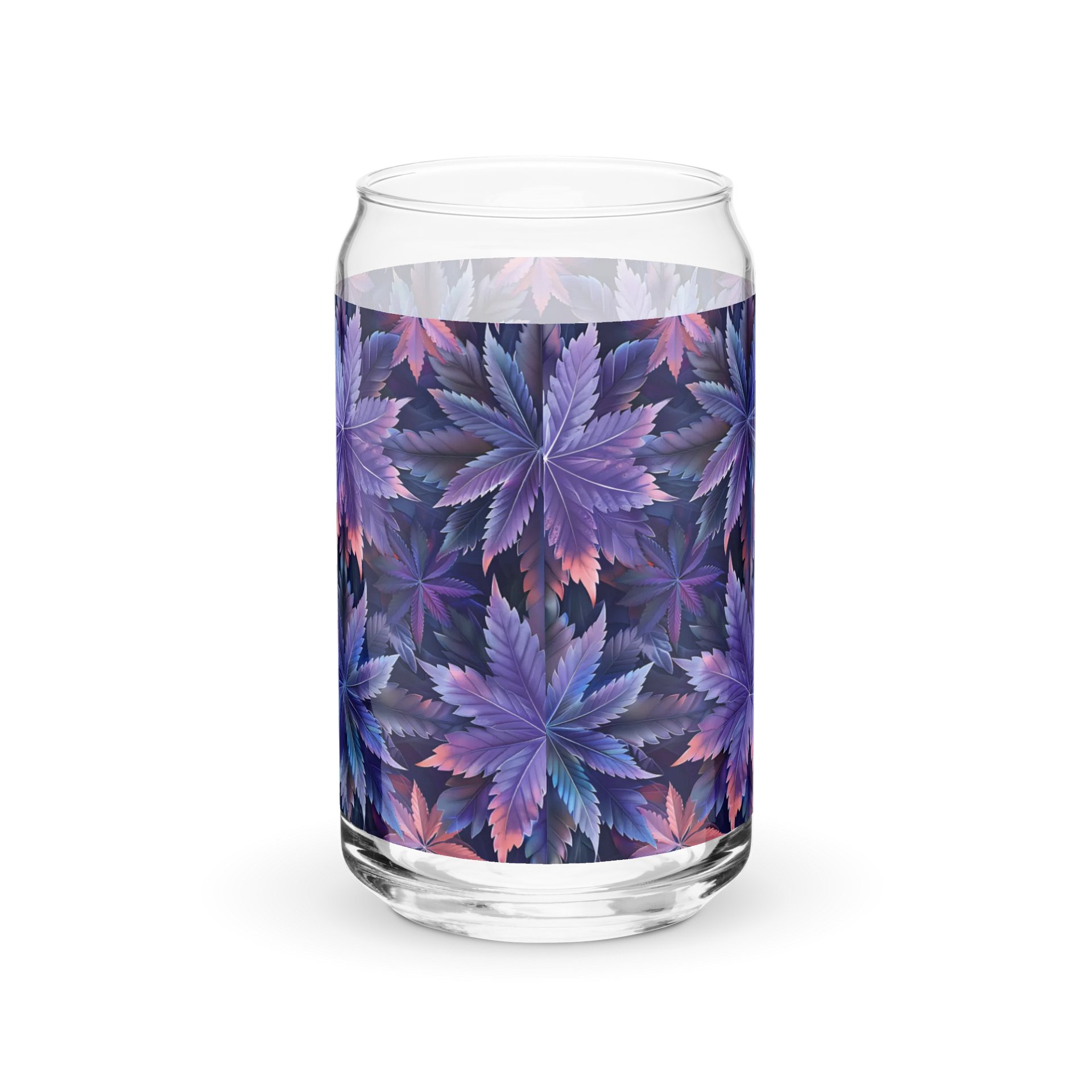 Cannabis - Indica Dreams- Design on 16 oz Can-Shaped Glass product image (5)