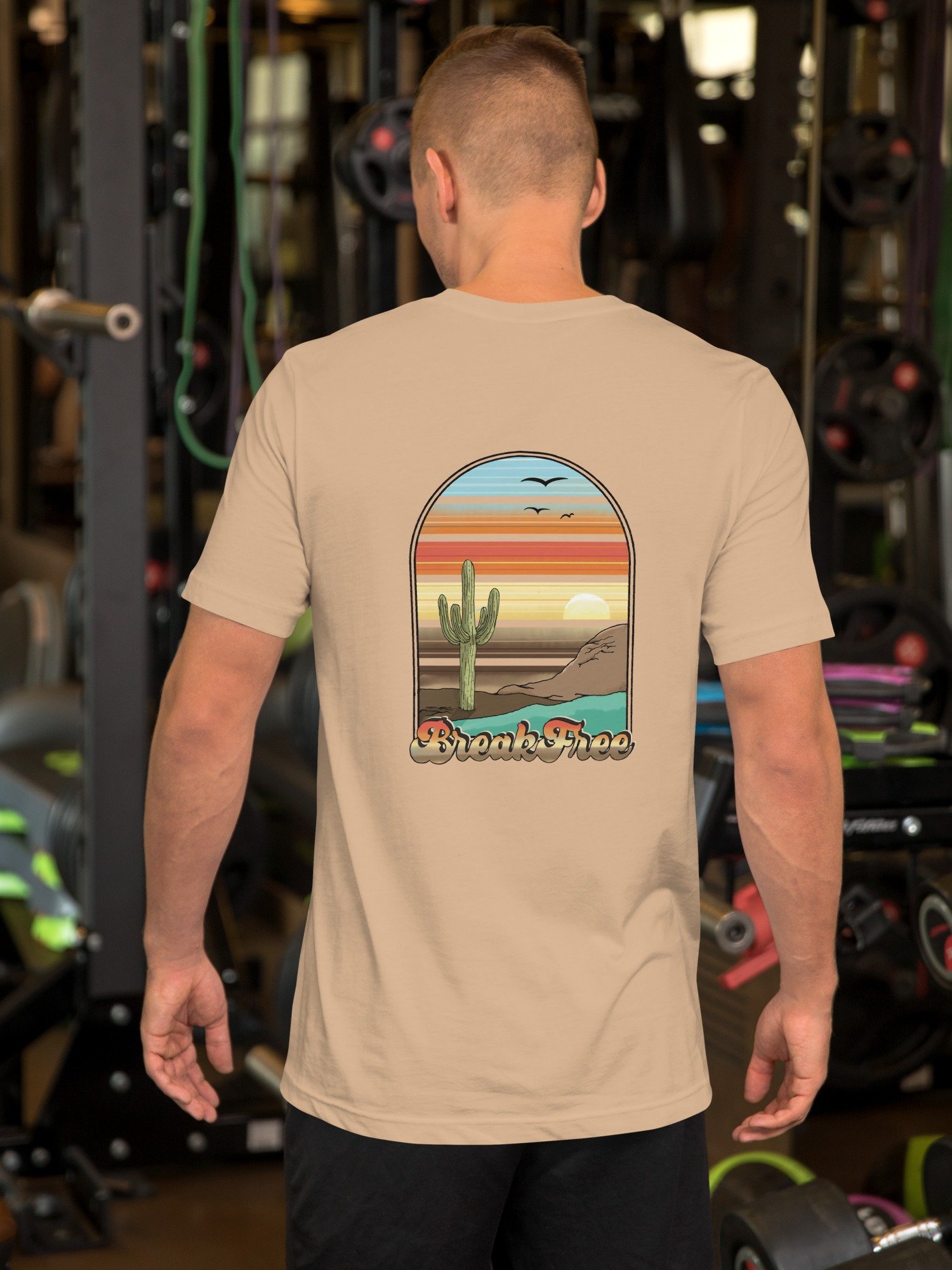 Soft Unisex T shirt - Break Free Cactus product image (25)