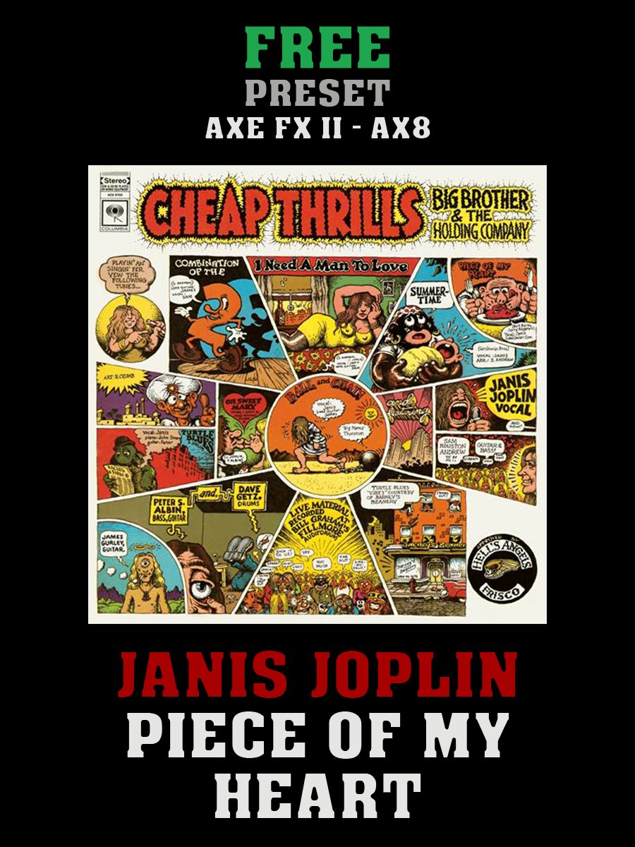 Janis Joplin - Piece Of My Heart | Free Preset | Axe FX II - AX8 product image (1)