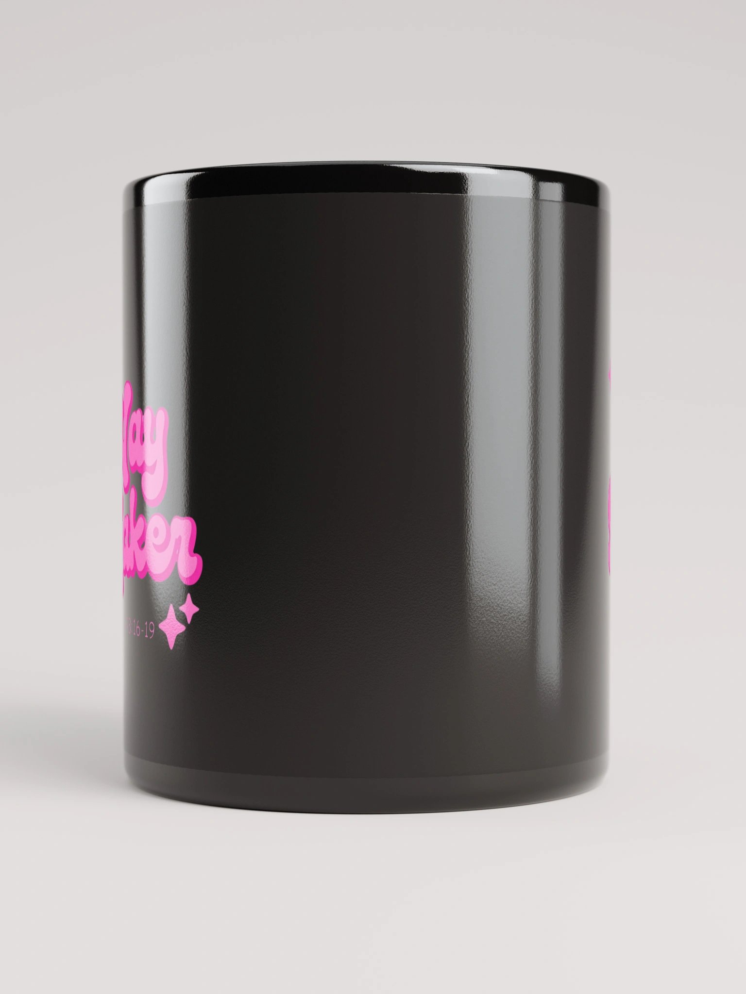 Way Maker Black Glossy Mug product image (9)