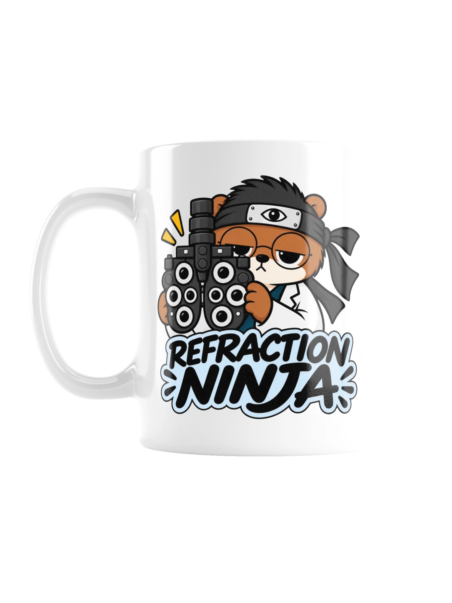 Sleepy Optometrist Refraction Ninja Mug product image (1)
