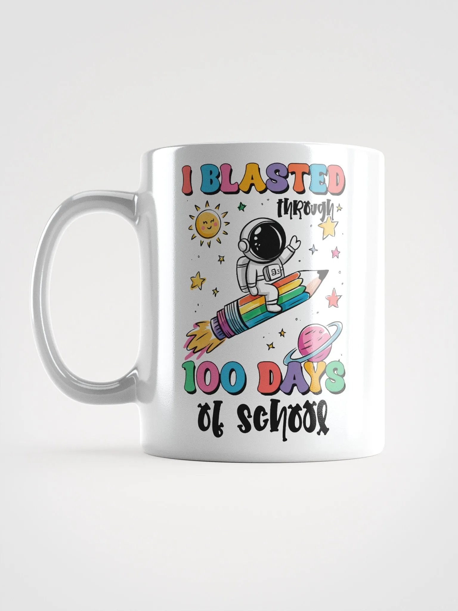 Cosmic 100 Days Of School Celebration Mug product image (3)
