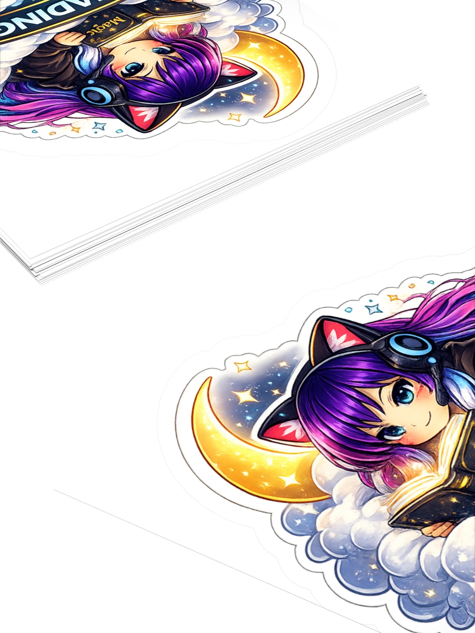 • AKC // Callie Sticker READING | Callie Emote Badge Series product image (4)