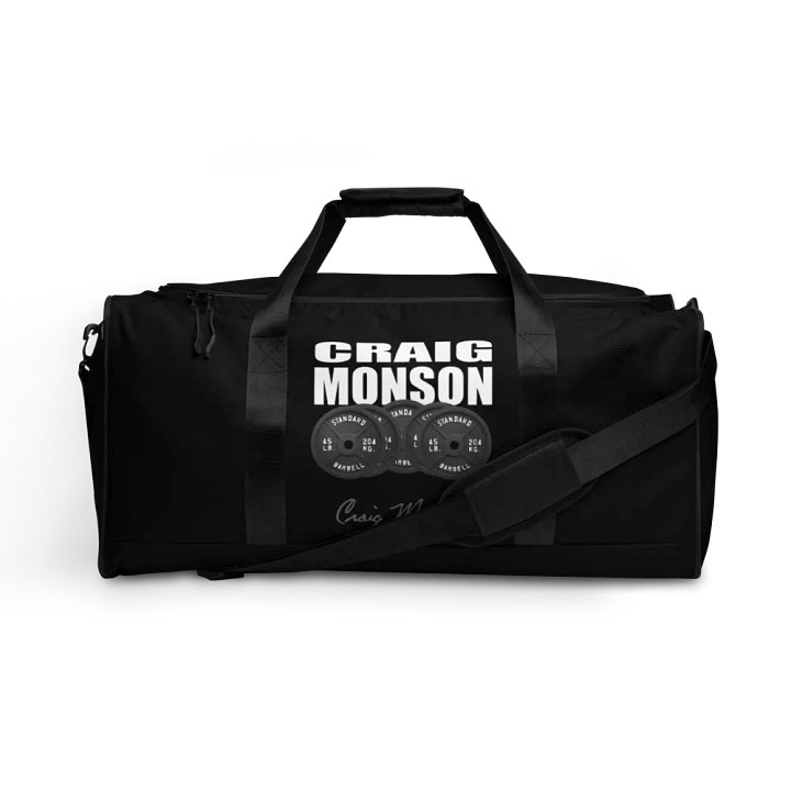 Craig Monson Barbell Signature Collection Black Gym Bag product image (1)