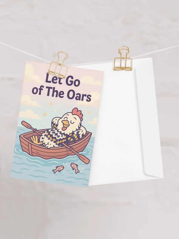 Abrahen Chicks - Let Go Of The Oars Card product image (2)