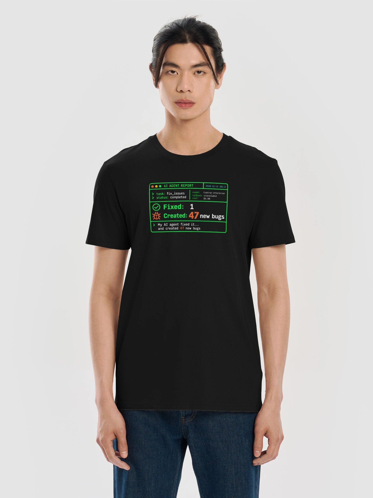 My AI Agent Fixed It — Developer T-Shirt product image (6)