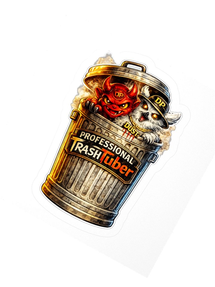 Trash Tuber 3" x 3" sticker product image (2)
