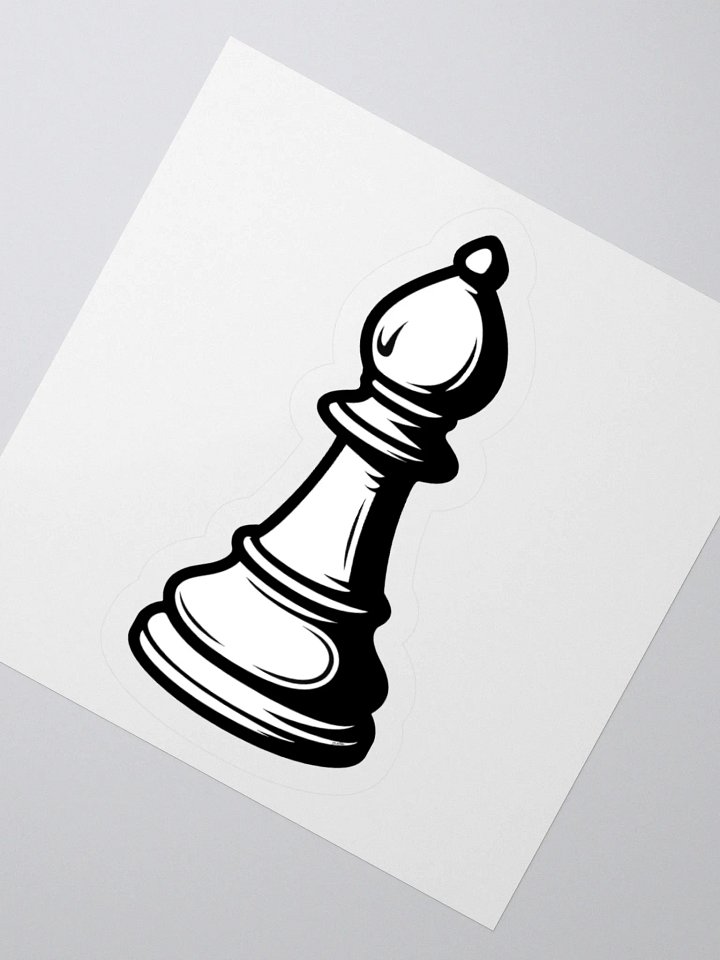 Classic Chess Bishop Sticker product image (6)