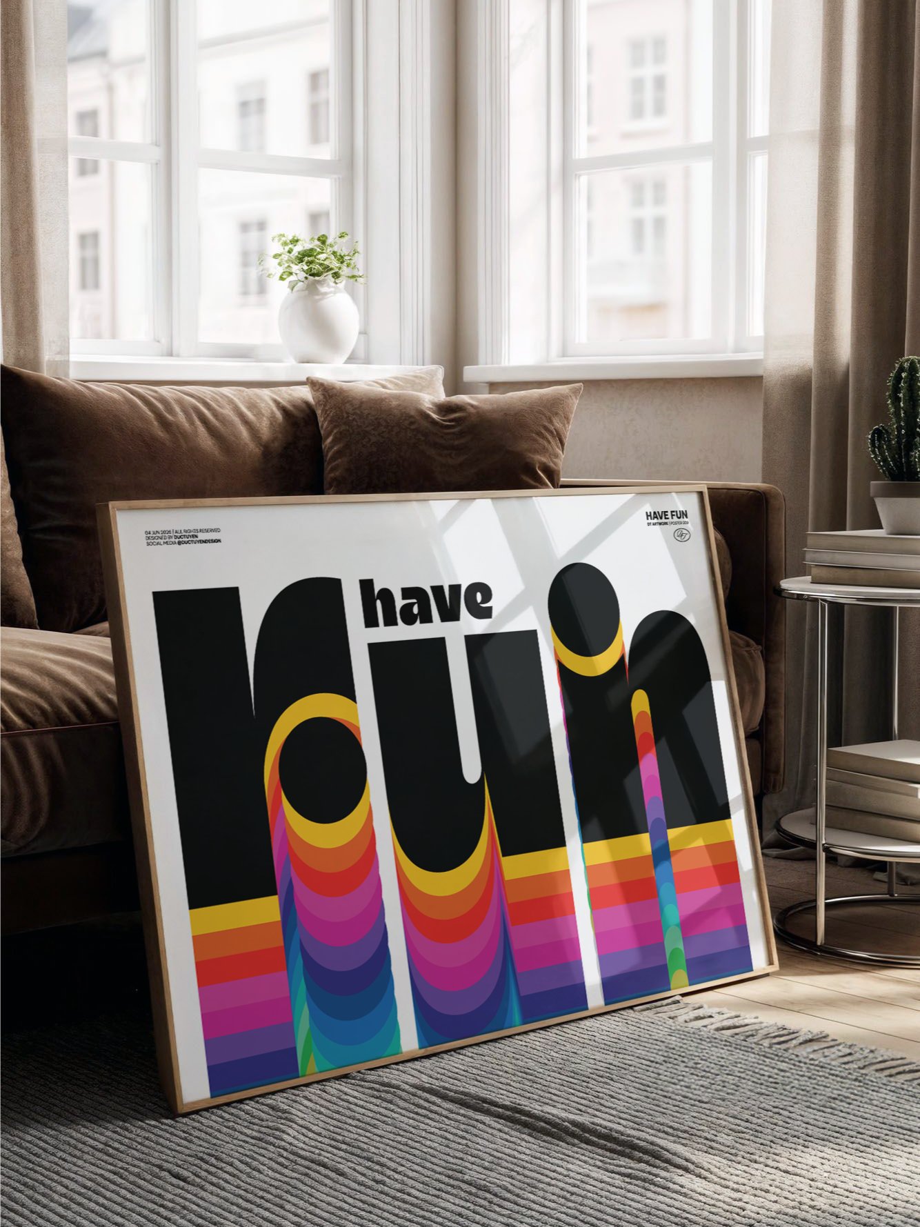 "Have Fun" Print Poster (Unframe) product image (3)