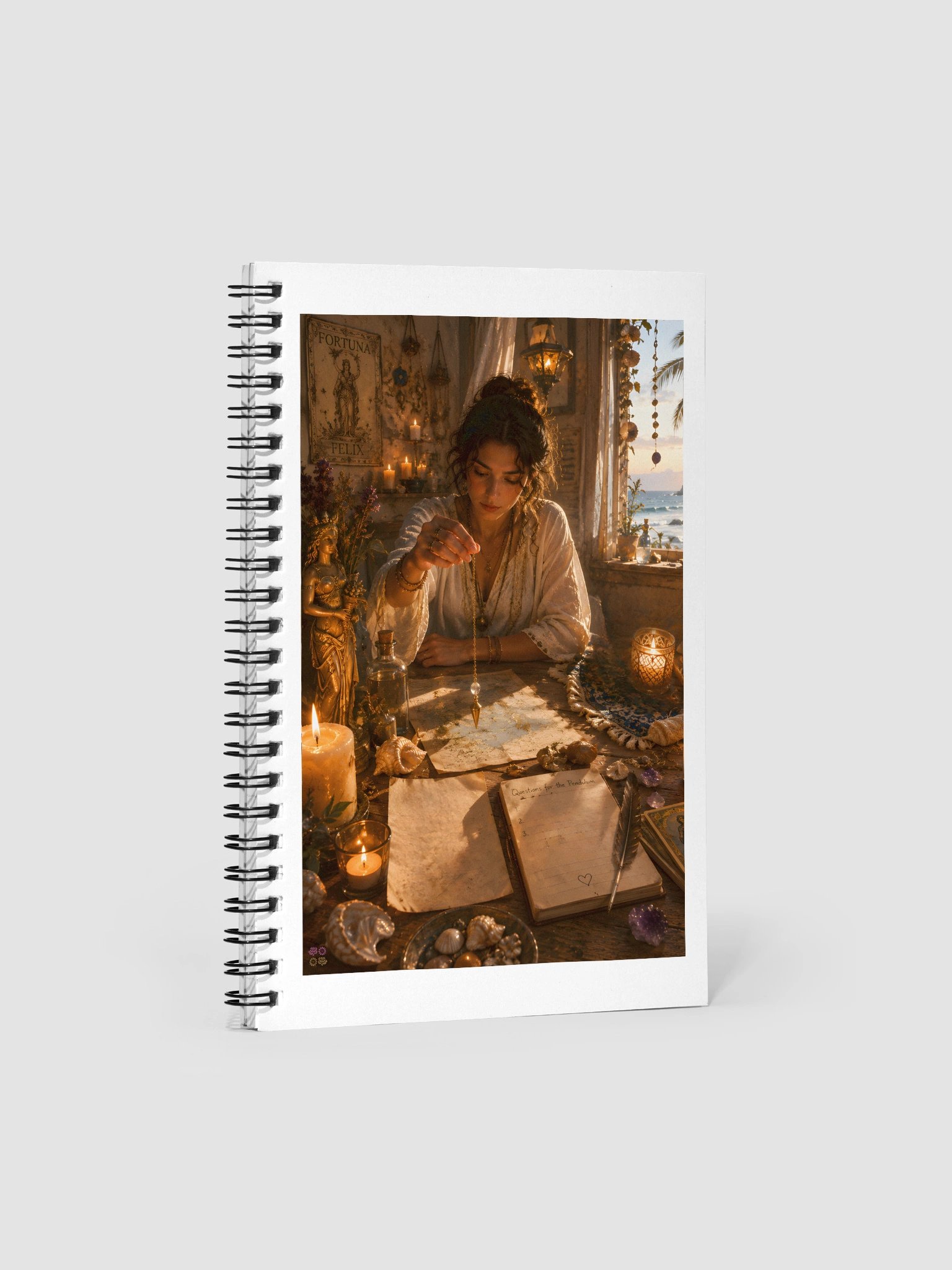 Pendulum Questions Spiral Notebook product image (1)