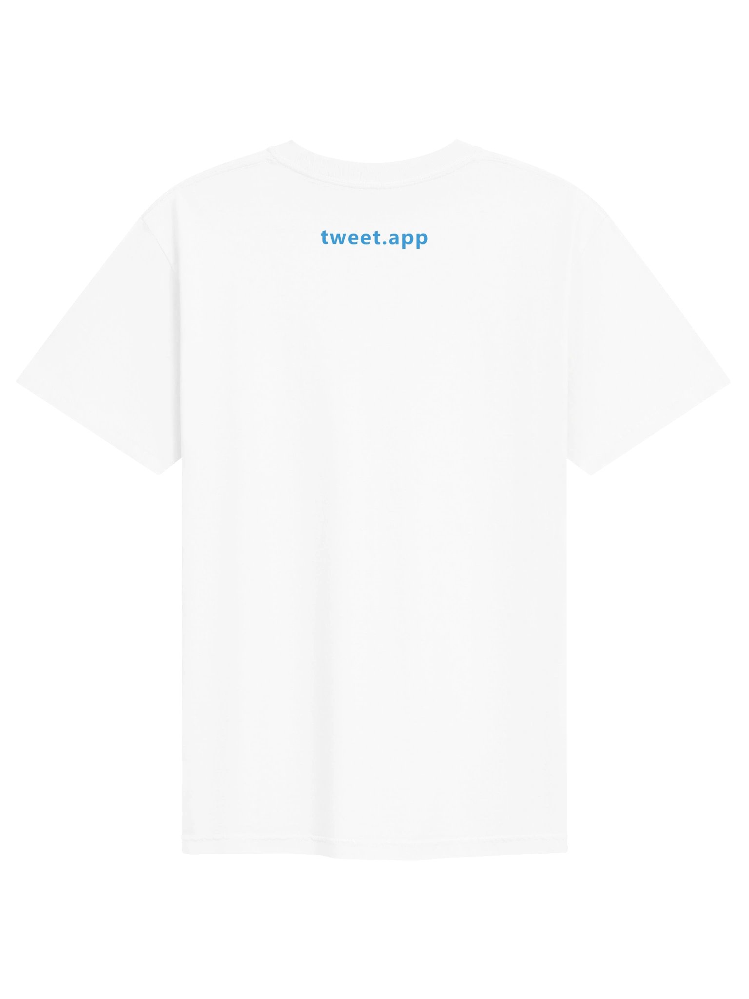 Tweet Logo Bluebird White T-Shirt product image (2)