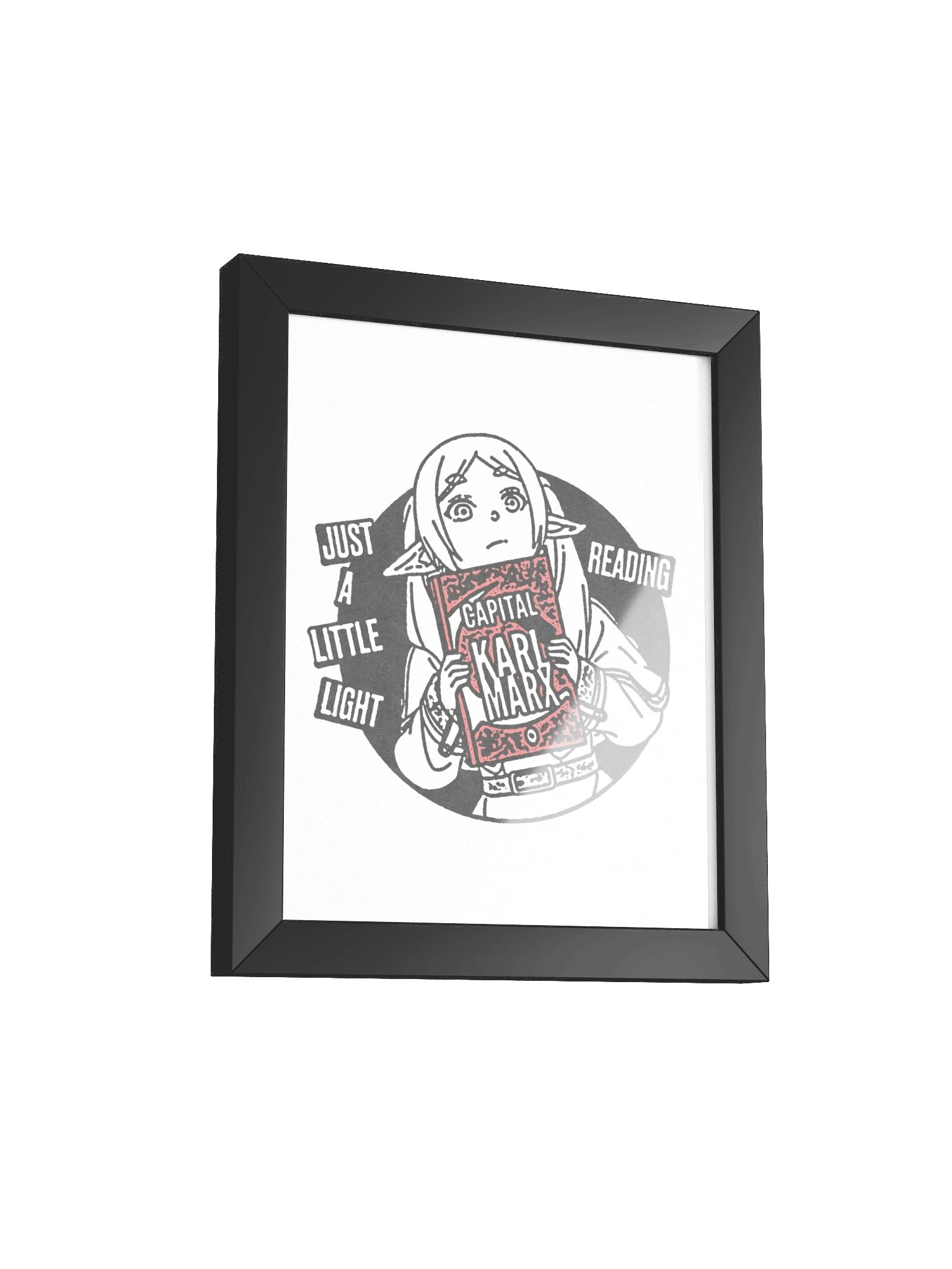 LIGHT READING ! Framed Print. product image (2)