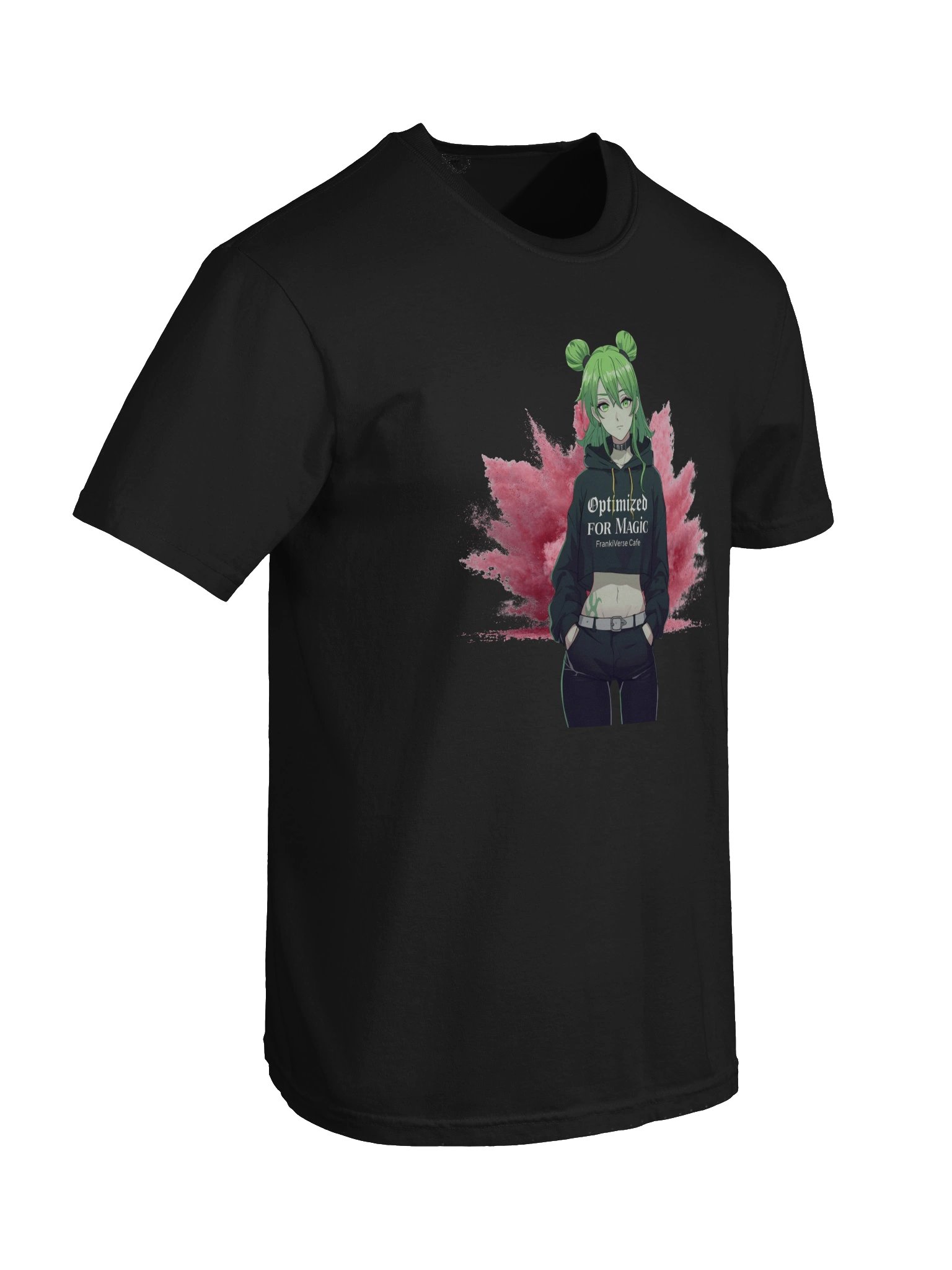 Optimized For Magic | FrankiVerse Cafe | Green Pixie Vibes T-Shirt product image (58)