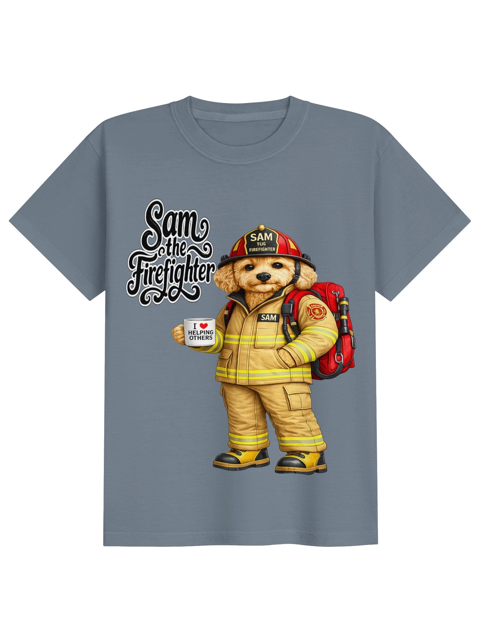 Sam the Firefighter Dog Youth Tee product image (6)