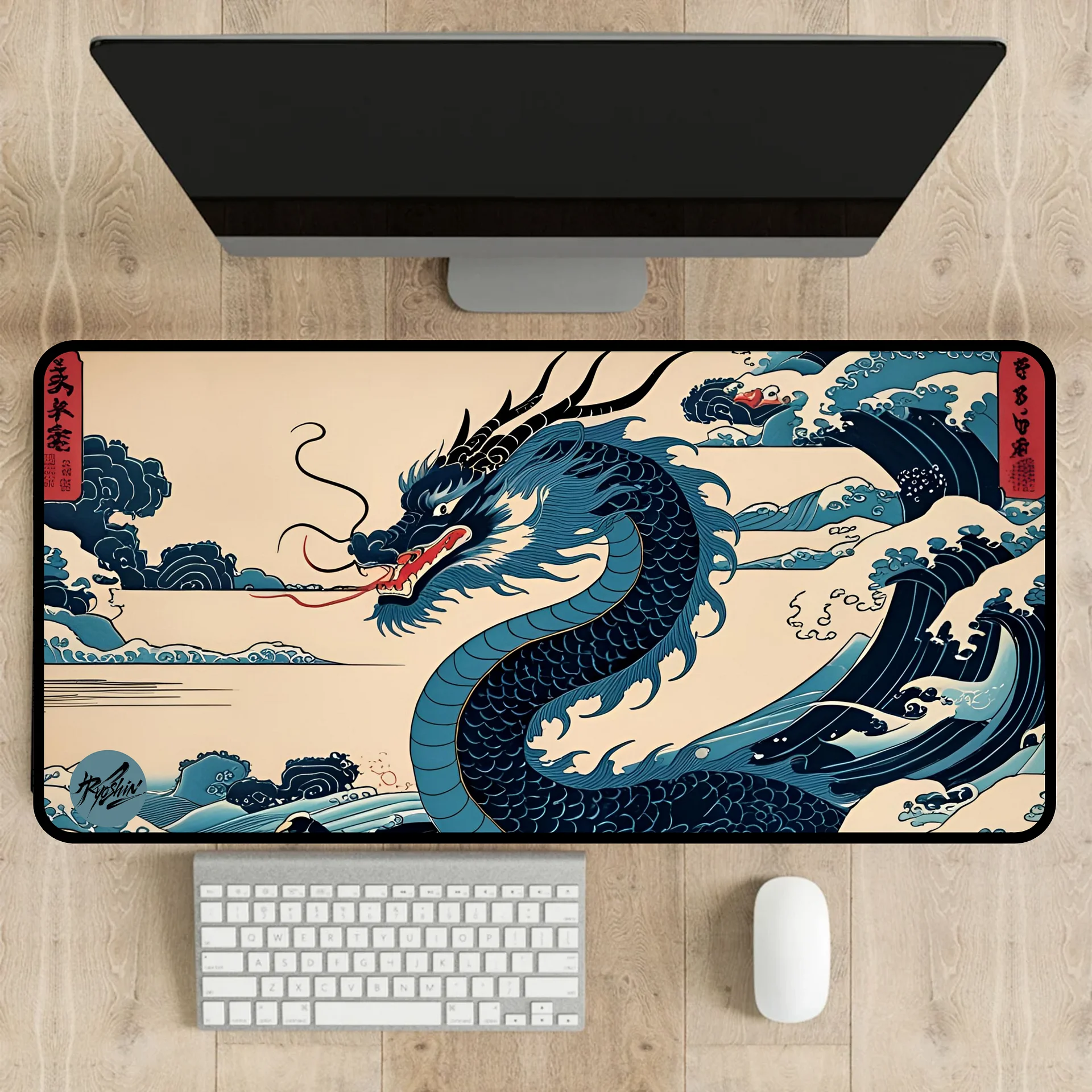 Ryoshin - Ocean Depths (Umi no Shinso), Ancient Ryū Collection, Desk Mat product image (6)