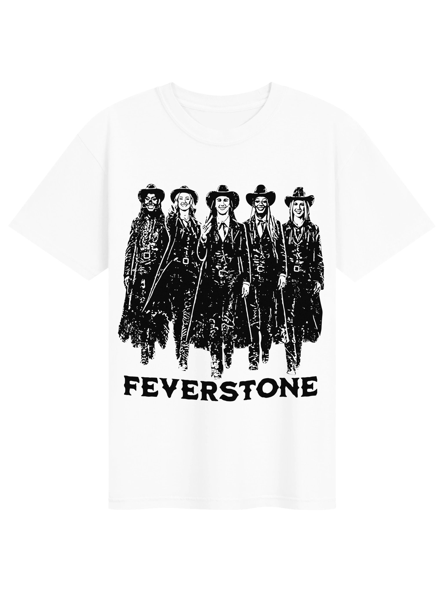 Vintage Feverstone shirt , Fierce Frontier Outlaw, Feverstone WIild, Cowgirl Western Graphic Design, product image (6)
