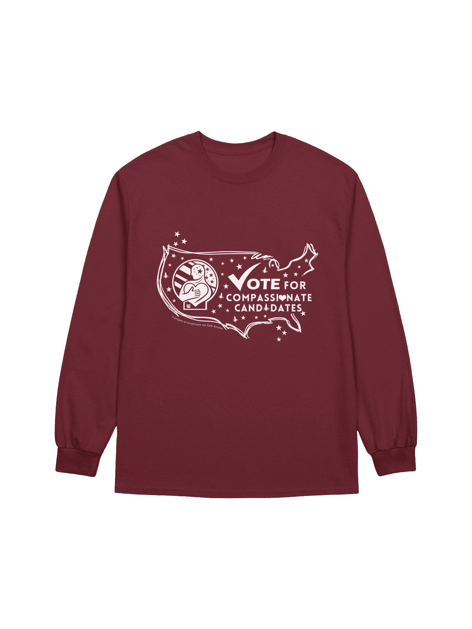 ASA's Vote Compassionate Candidates Unisex Long Sleeve Tee product image (3)