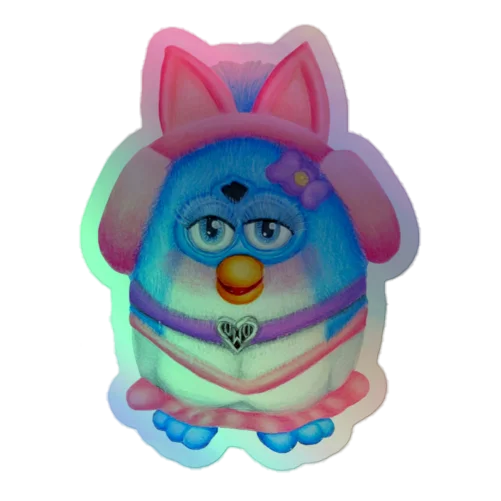 UwU Furby Holo Sticker product image (2)