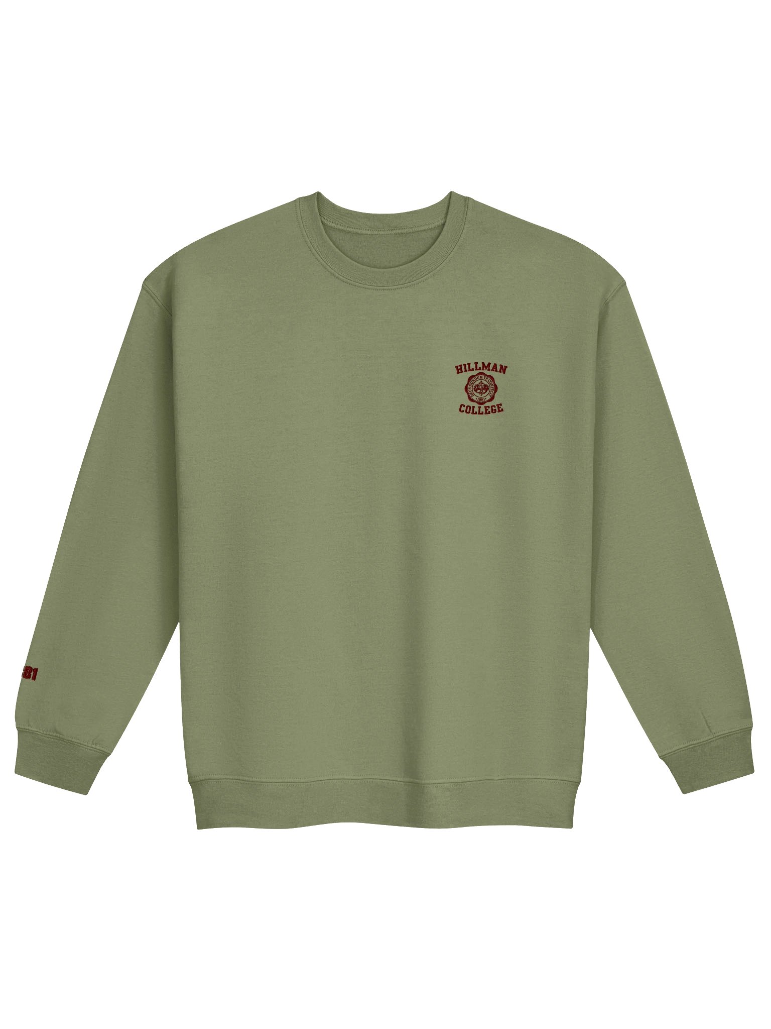 I Ain't Go to Hillman. Crewneck. Embroidered. product image (1)