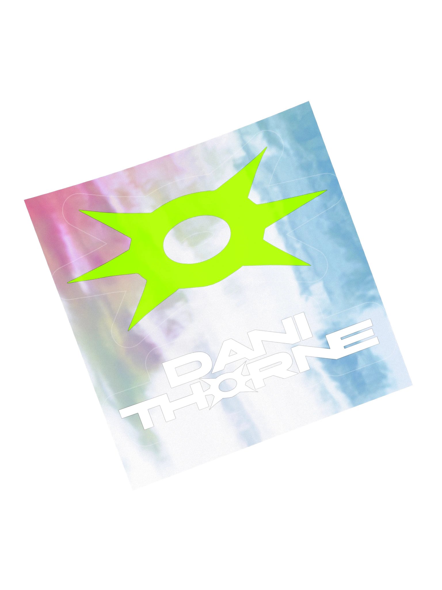 Dani Thorne logo sticker with holographic outline product image (14)