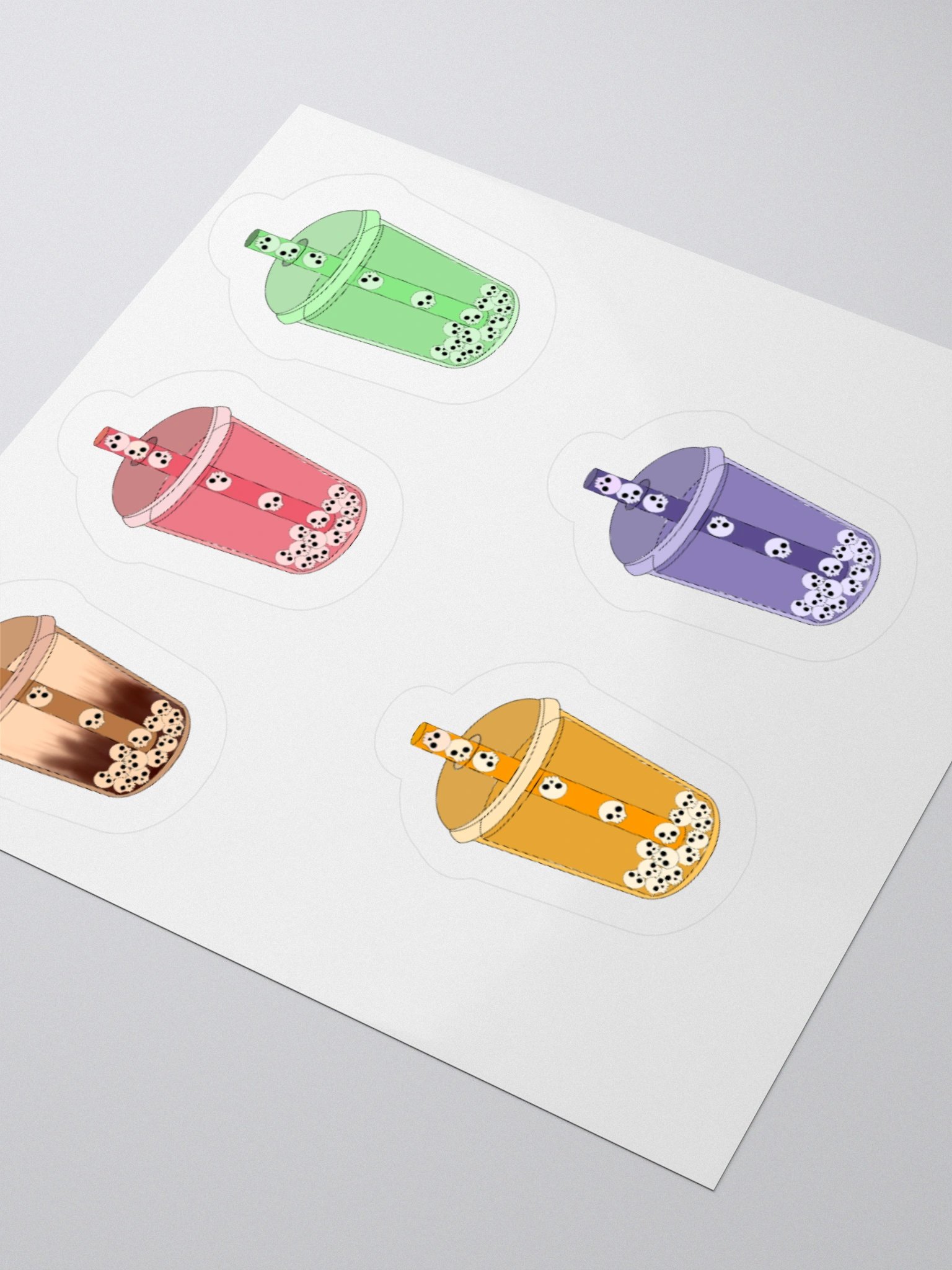 Death By Boba 3"x3" product image (3)