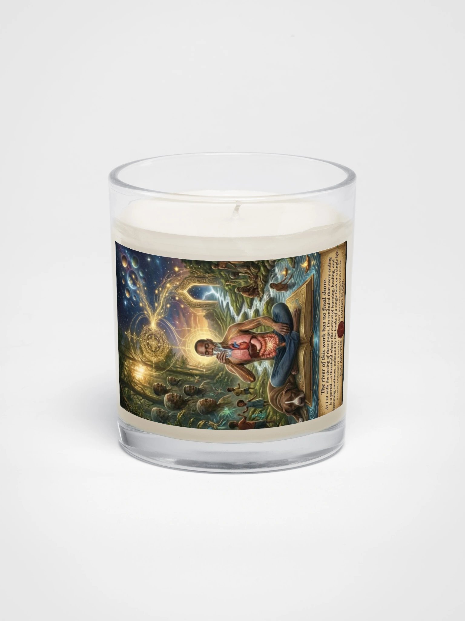 Cosmic Anatomy Meditation Candle product image (1)