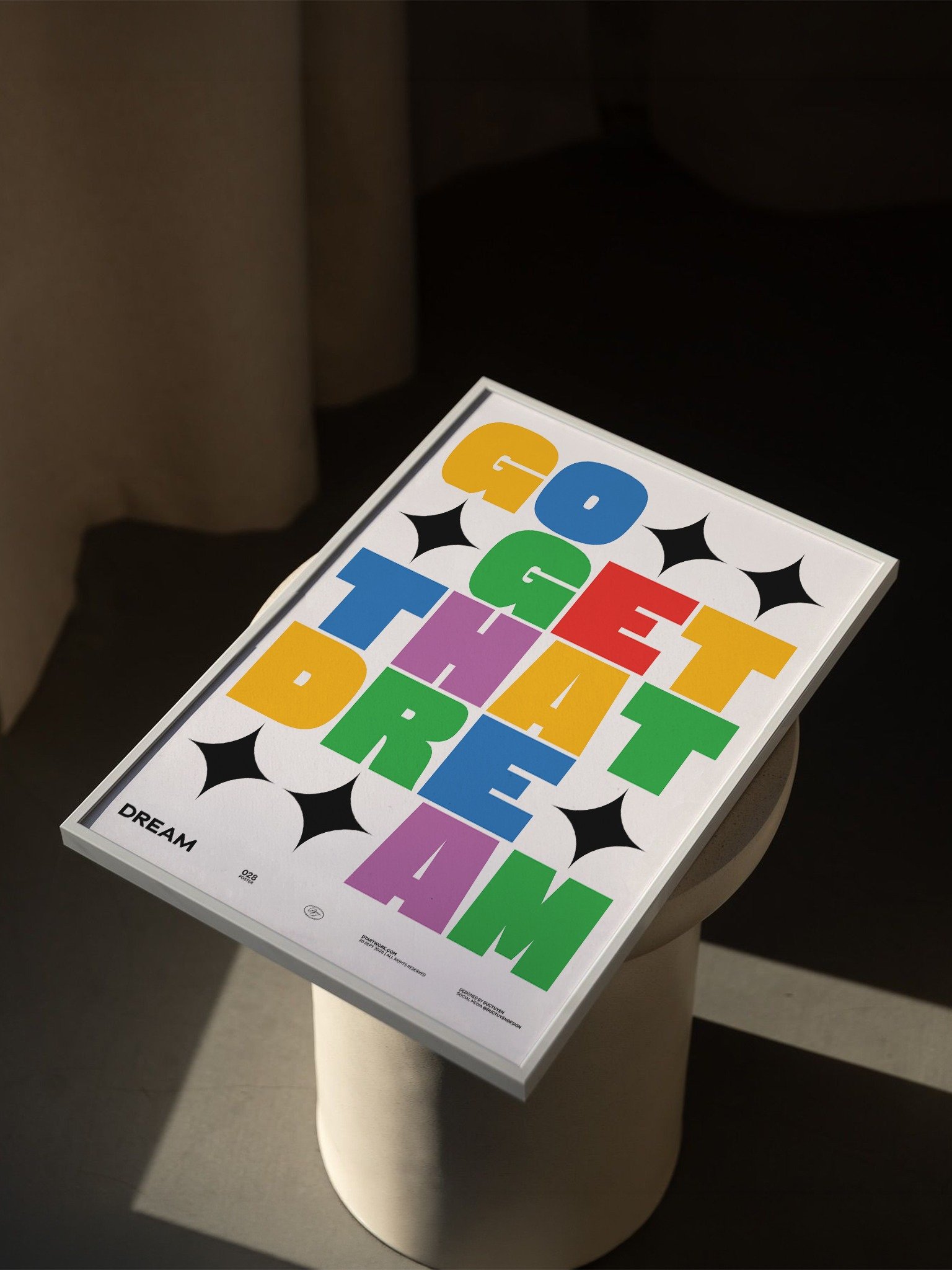 "GO GET THAT DREAM" Framed Poster product image (55)