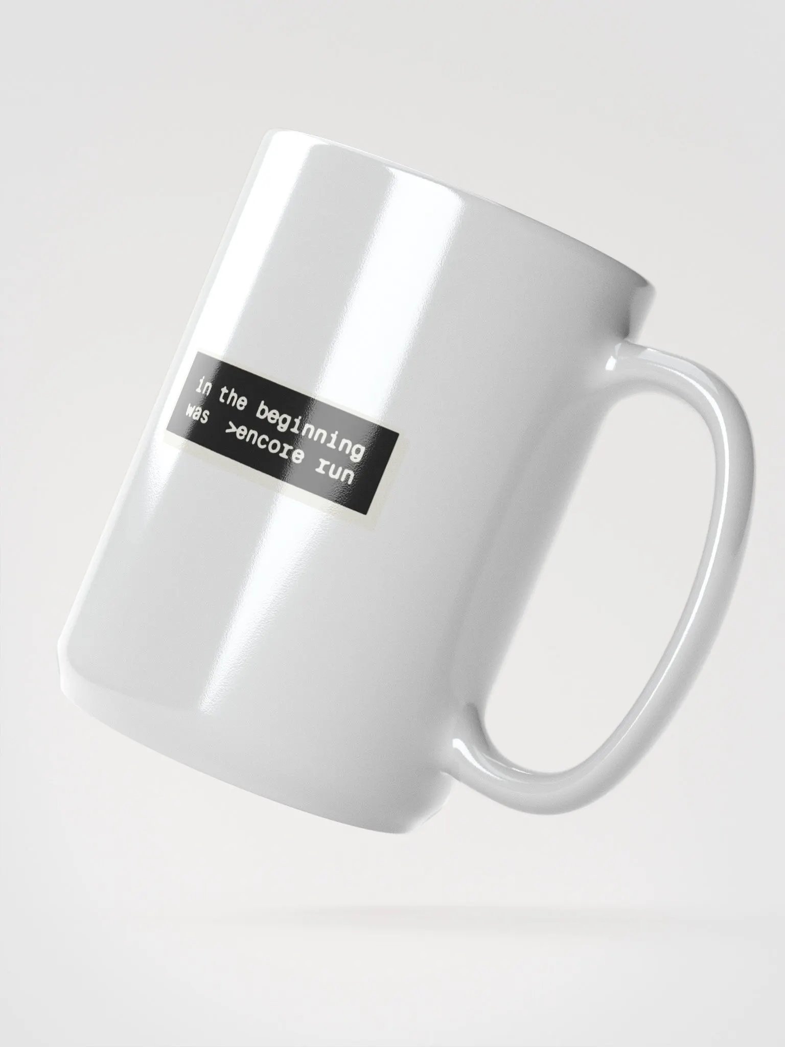 encore run Mug product image (2)