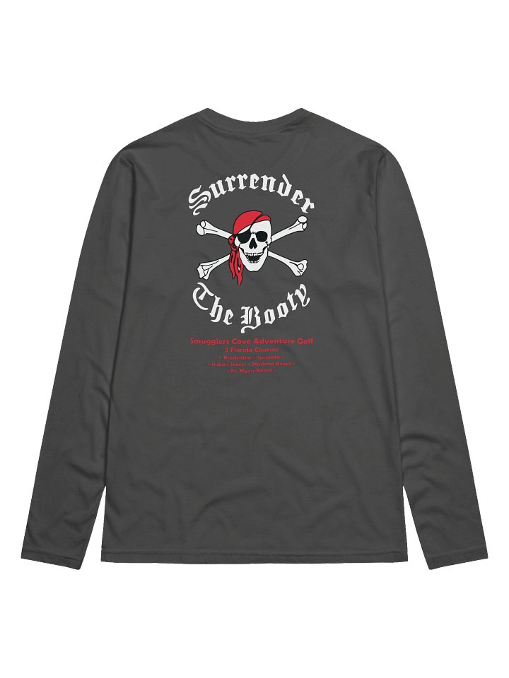 "Surrender the Booty" - Longsleeve Fitted T-Shirt product image (4)