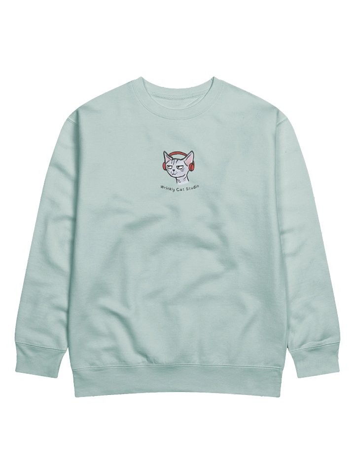Premium Unisex Sweatshirt with Printed WCS Logo (Dark Text) product image (1)