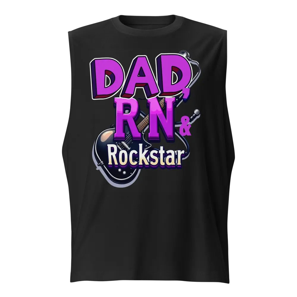 Rockstar Dad Muscle Tank product image (1)