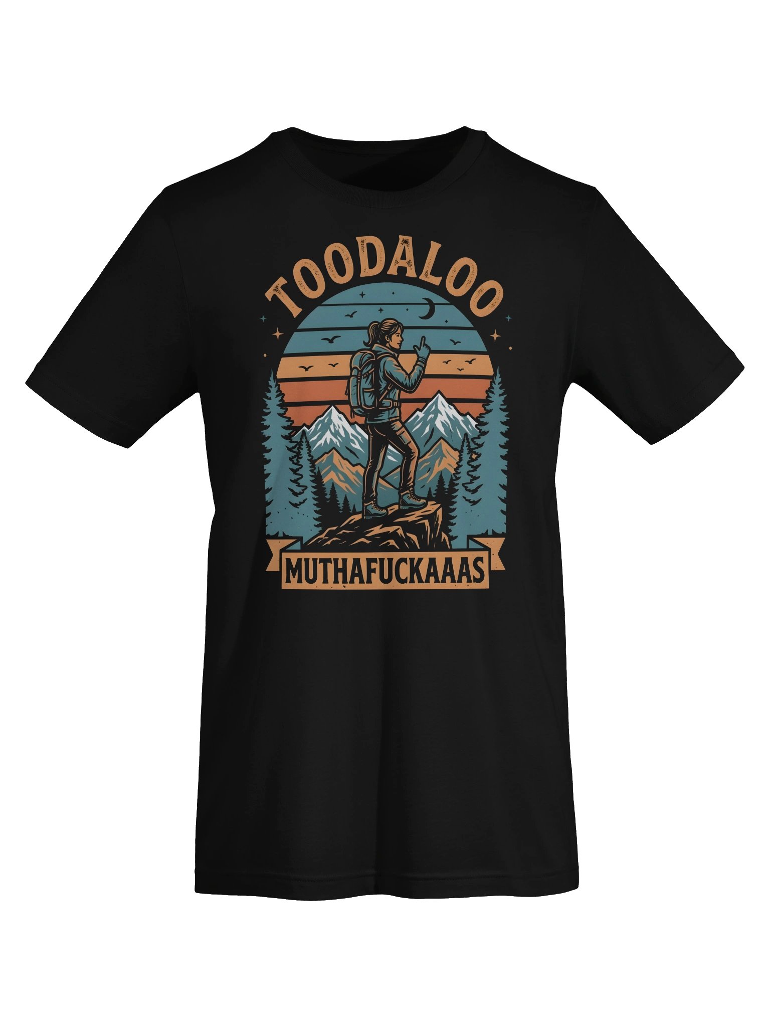 Toodaloo Mountain Hiker Funny Outdoor Tee product image (3)