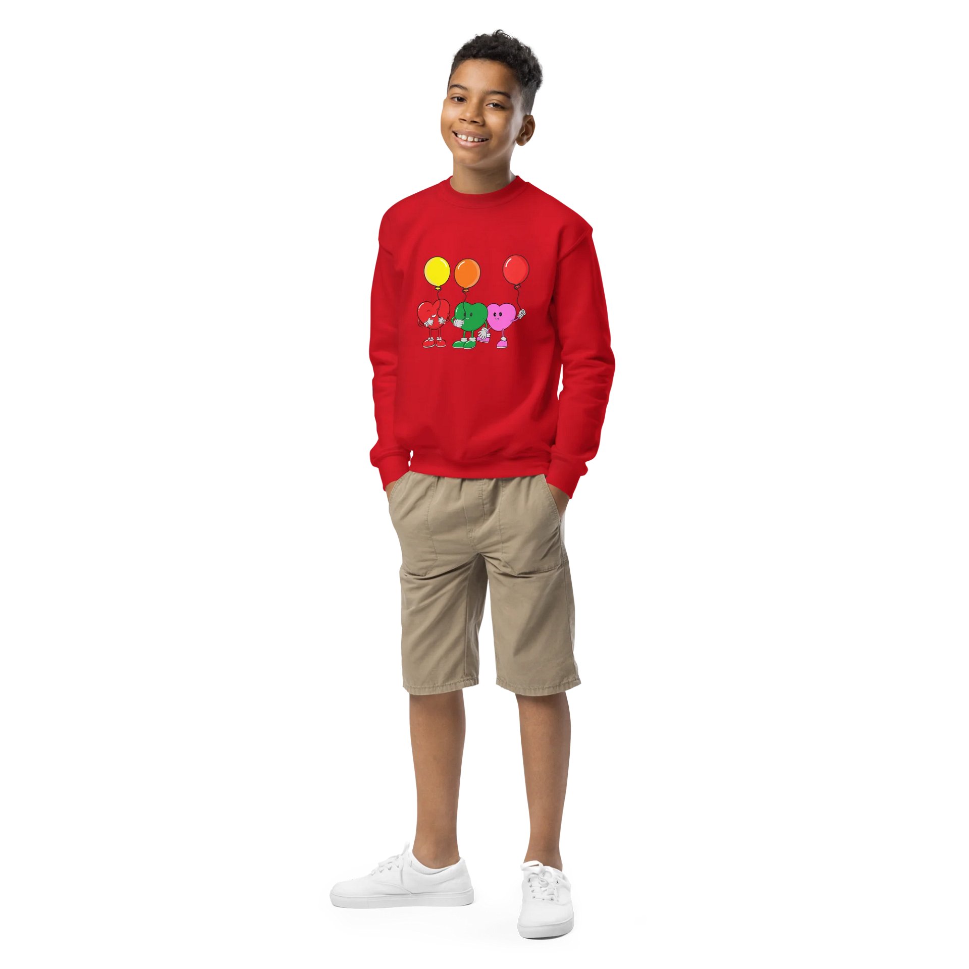 Heartfelt Balloon Trio Sweatshirt product image (5)