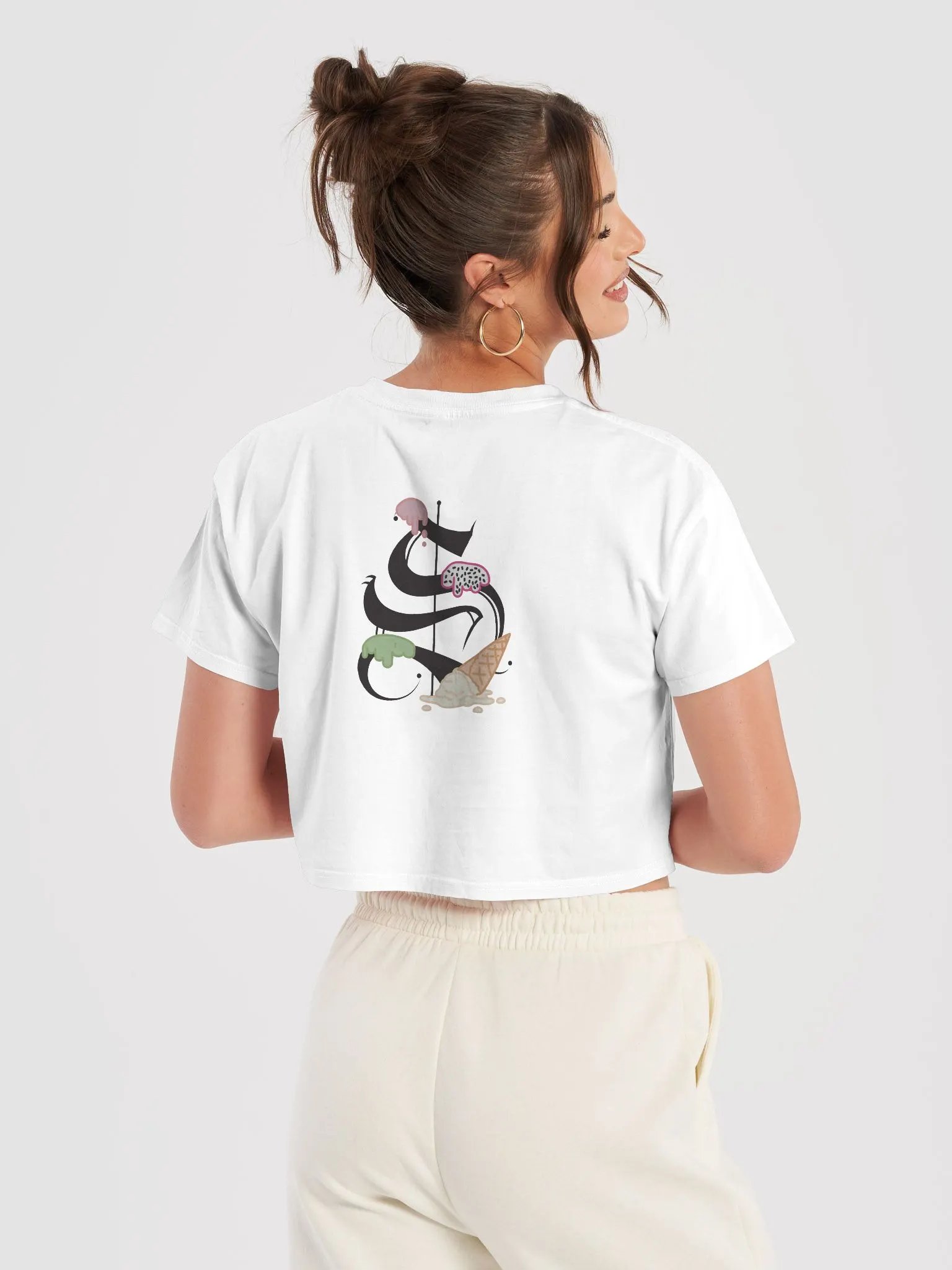 Supa Calligraphy Boxy Crop product image (1)
